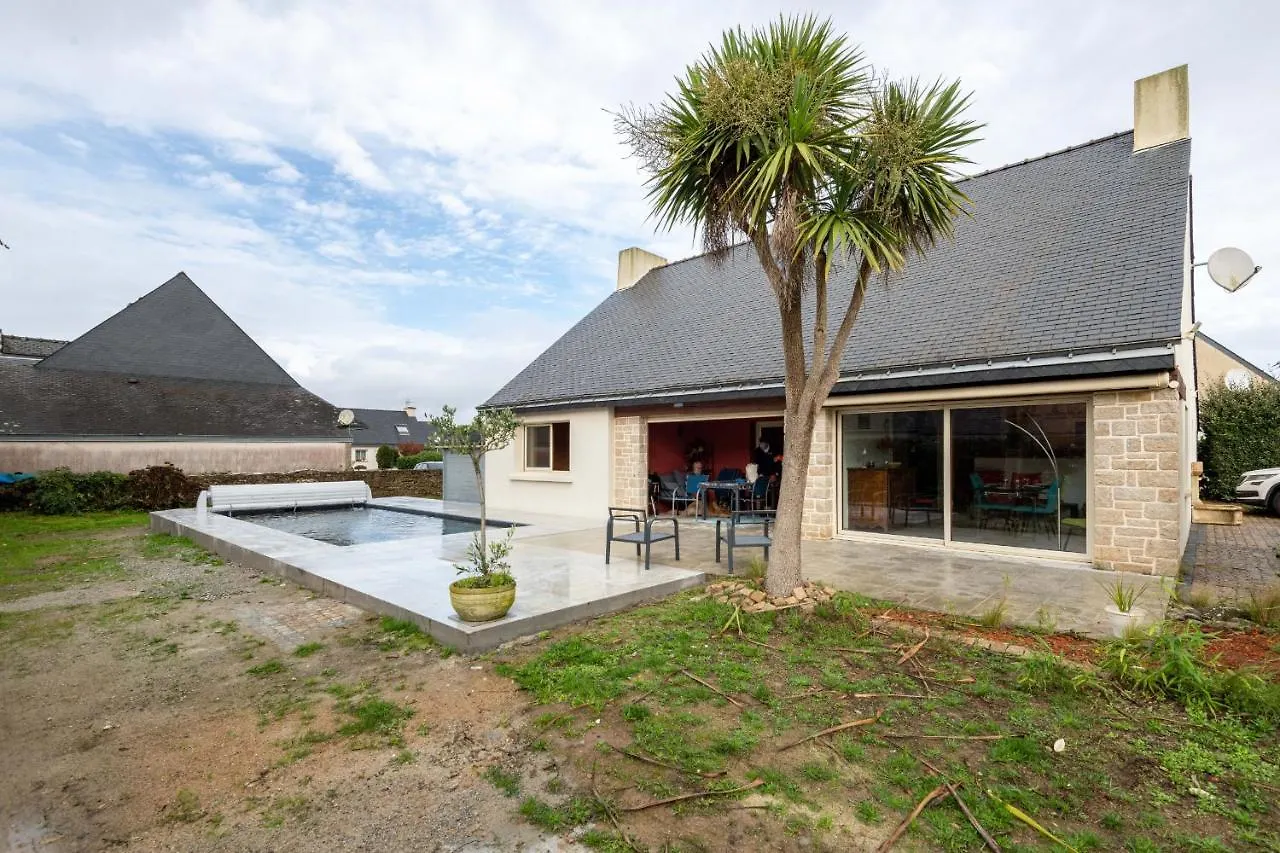 Nyaraló Grande Maison Pour 10 Avec Piscine A Sarzeau Franciaország